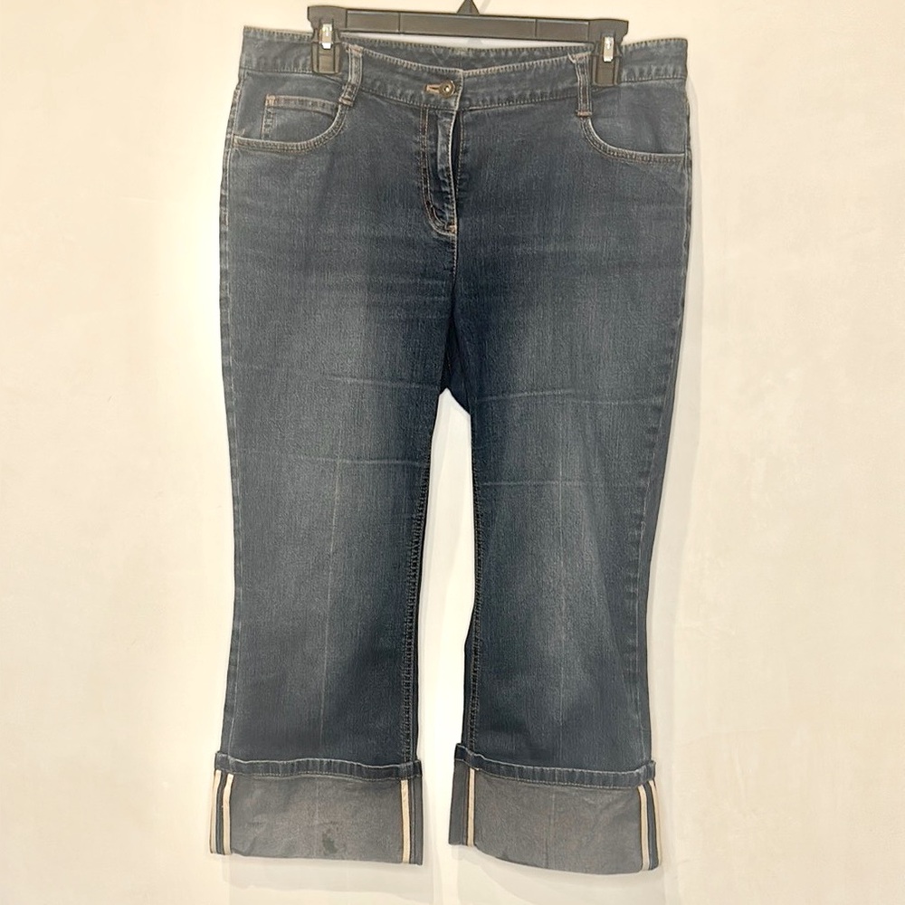Classiques Entier, Vintage Classiques Entier Capri Jeans Size 10, Made in HK
